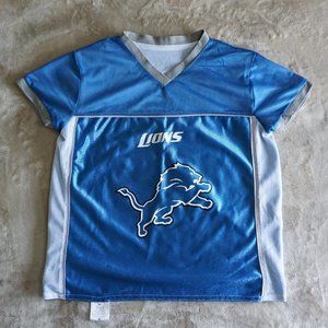 Kids Detroit Lions Reversible Flag Football Jersey